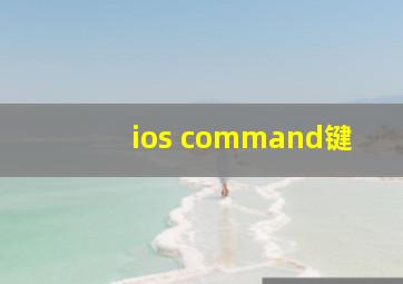 ios command键